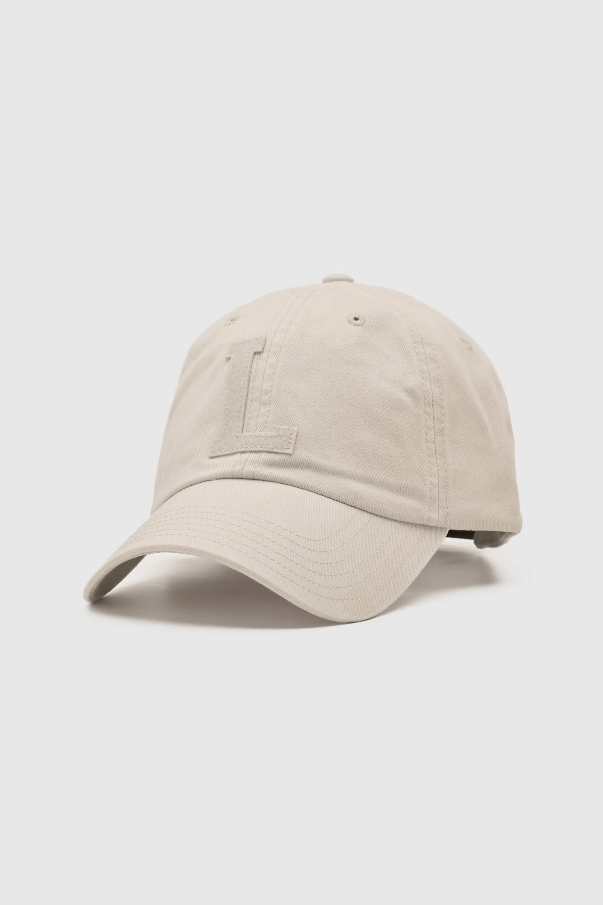 Tonal Letter Cap Beige