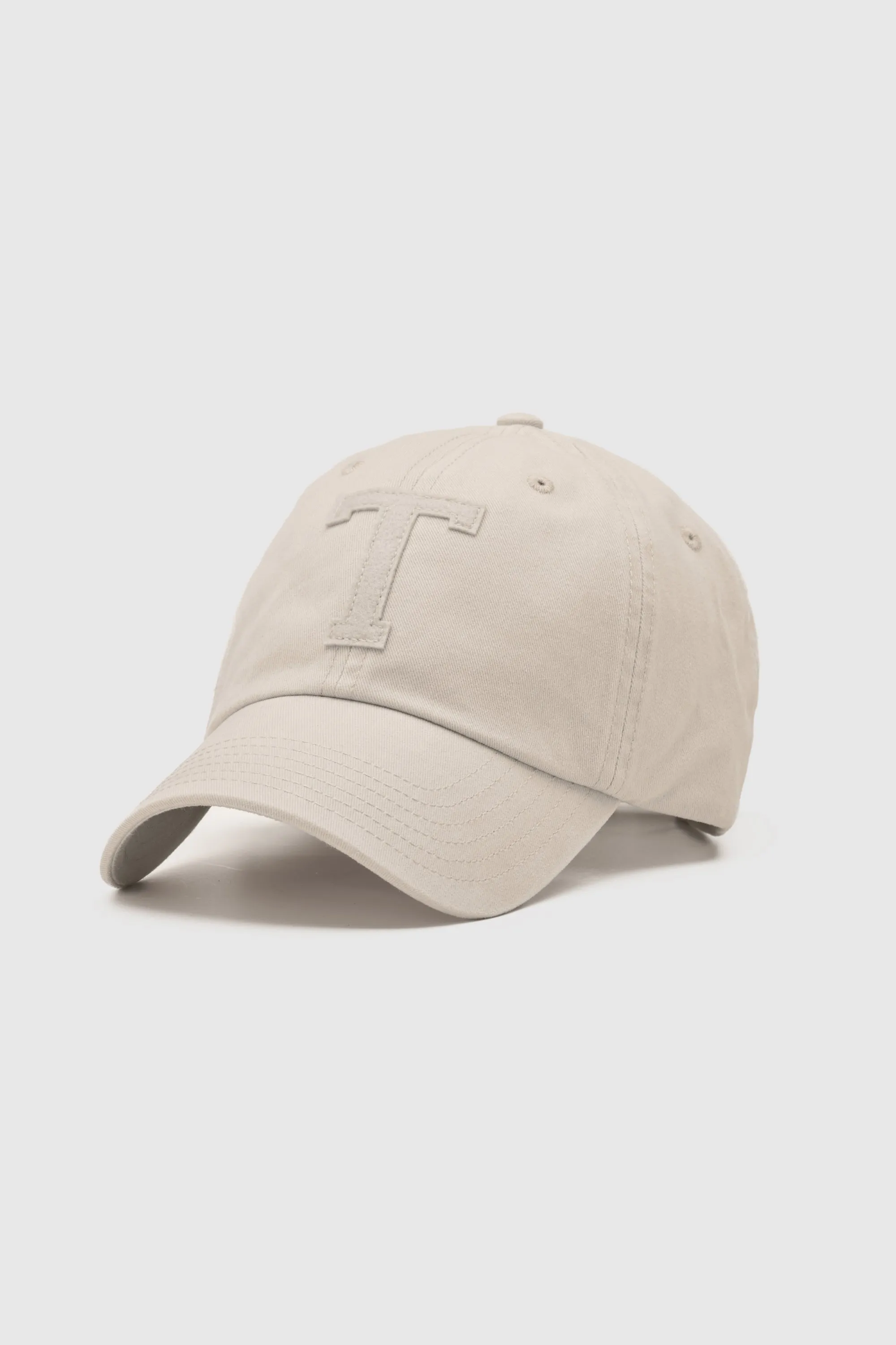 Tonal Letter Cap Beige