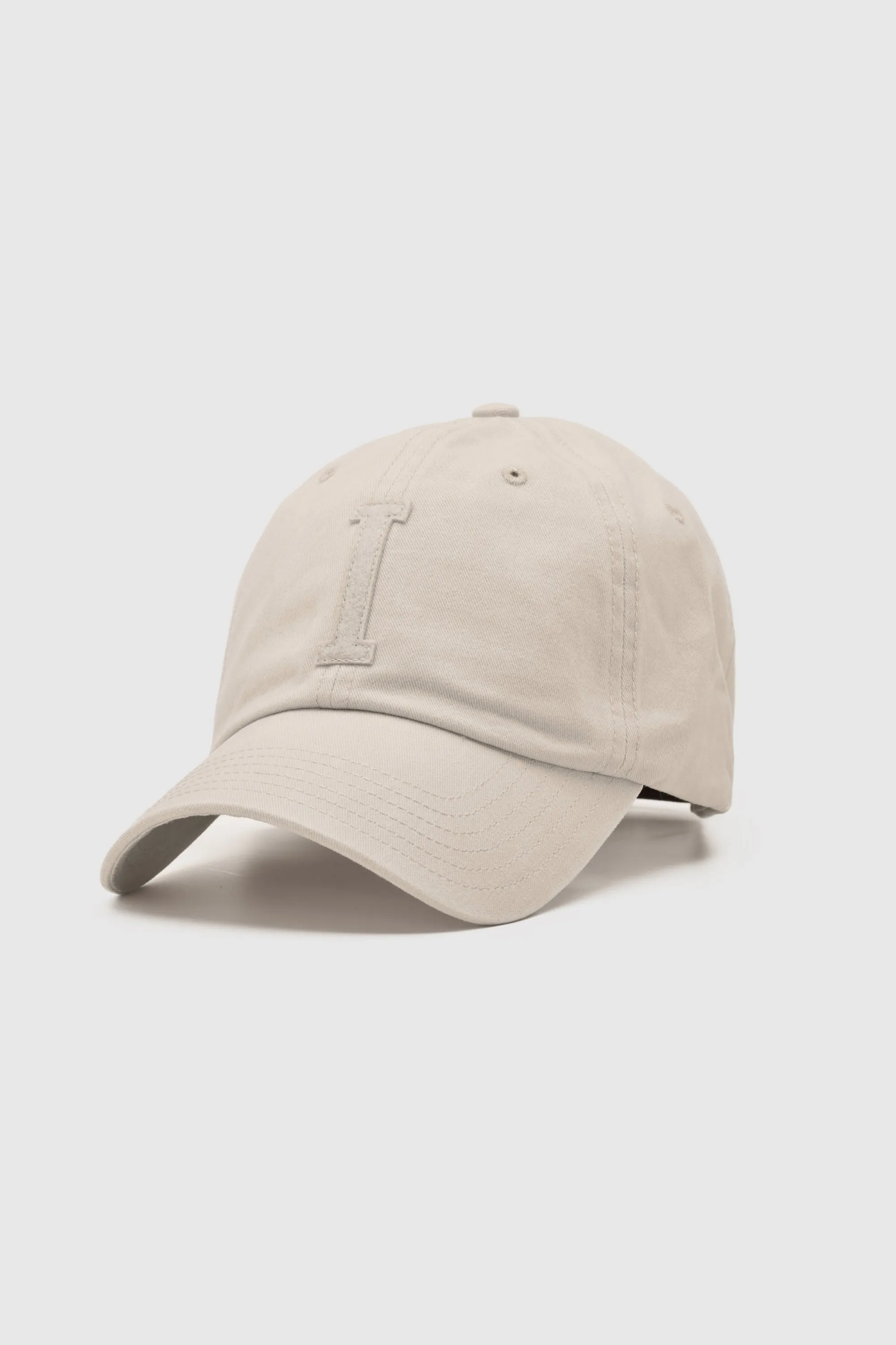 Tonal Letter Cap Beige