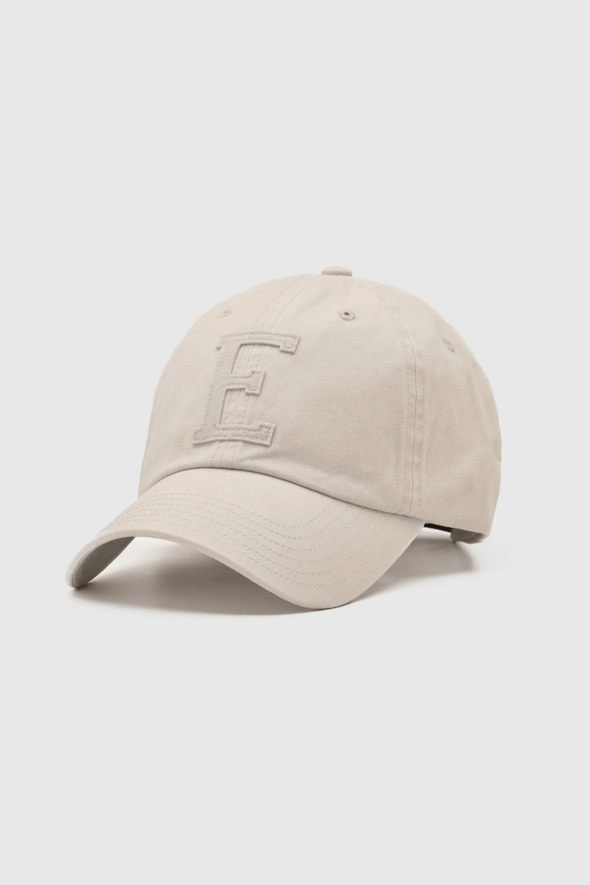 Tonal Letter Cap Beige