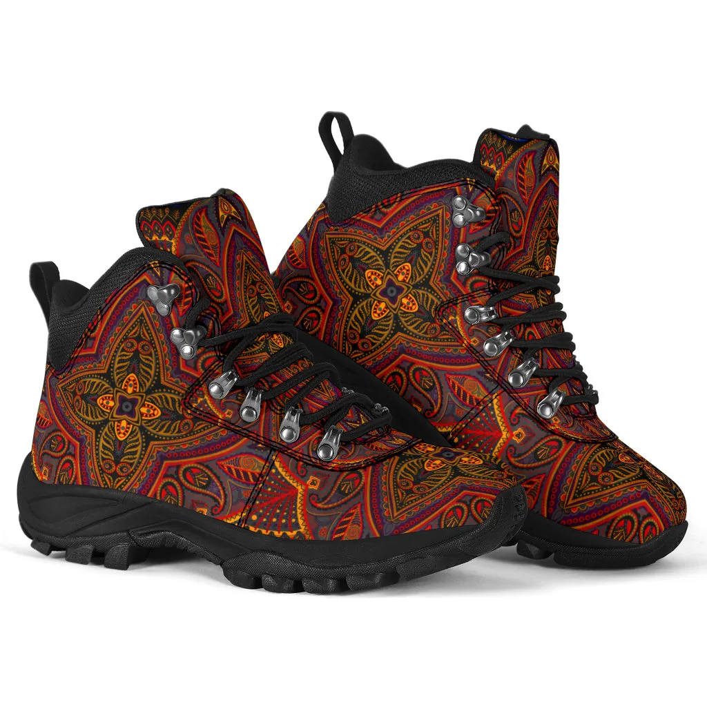 Tribal Mandala - Alpine Boots