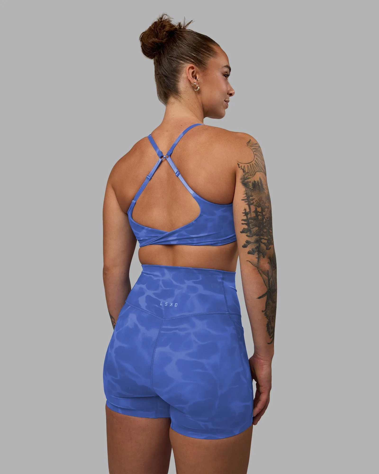 Twist Sports Bra - Tranquil-Power Cobalt