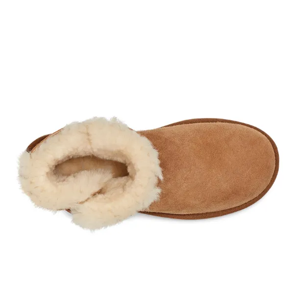 UGG Women's Mini Bailey Button II Chestnut