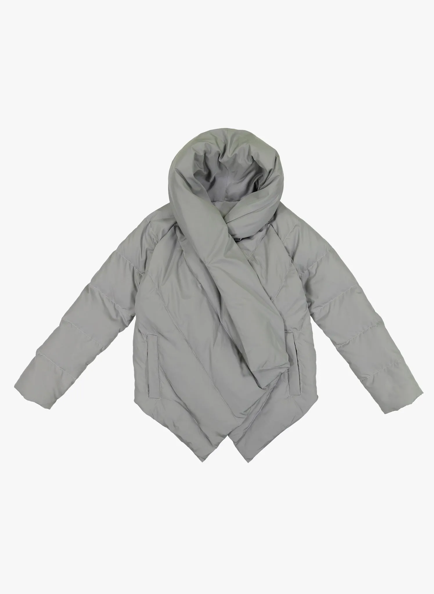 Vierra Rose Angelika Blanket Puffer in Grey