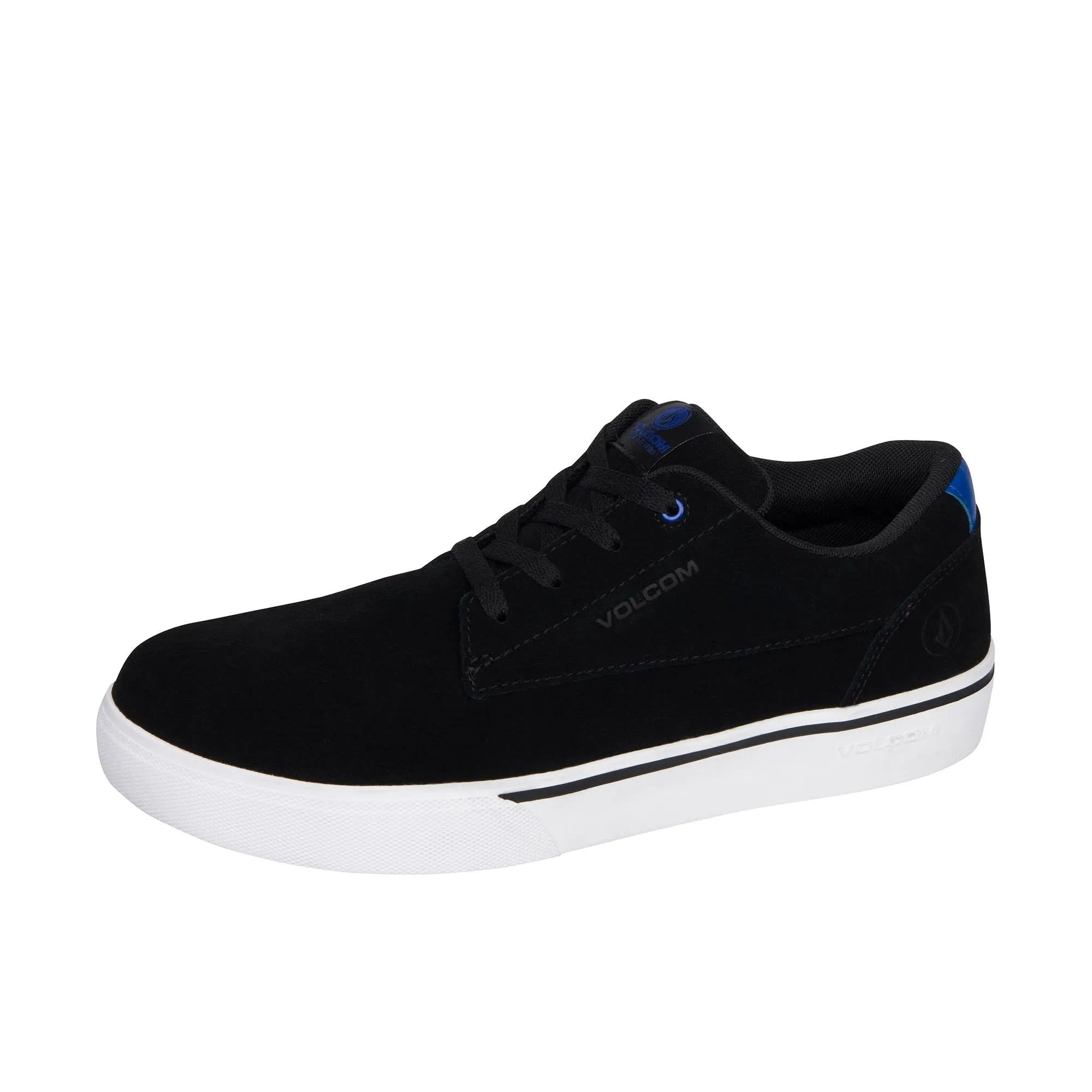 Volcom True Suede Leather Composite Toe Black And Blue