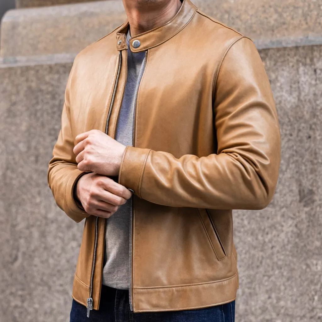 [W] Racer Jacket | Natural