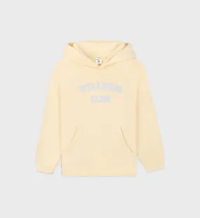 Wellness Club Kids Hoodie - Almond/China Blue