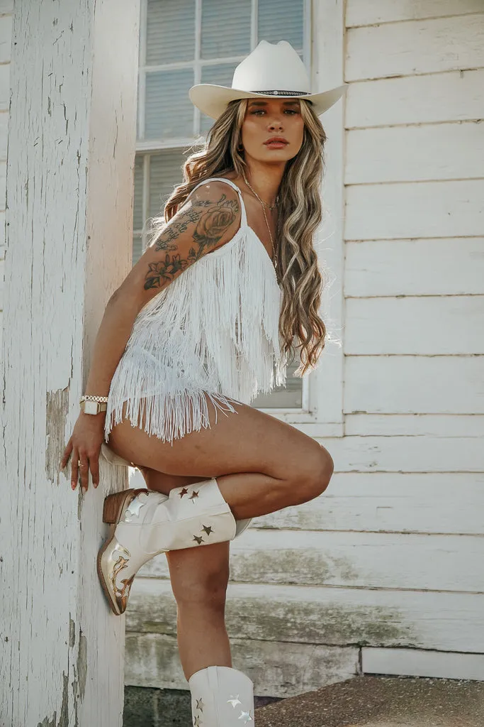 Wild And Free Mini Dress - White