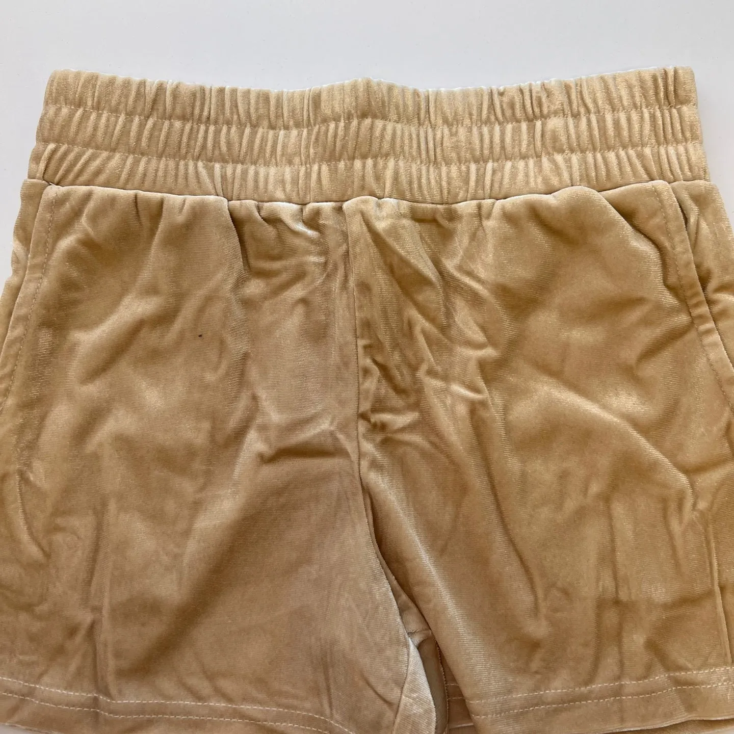 Women's Velour Shorts with Pockets